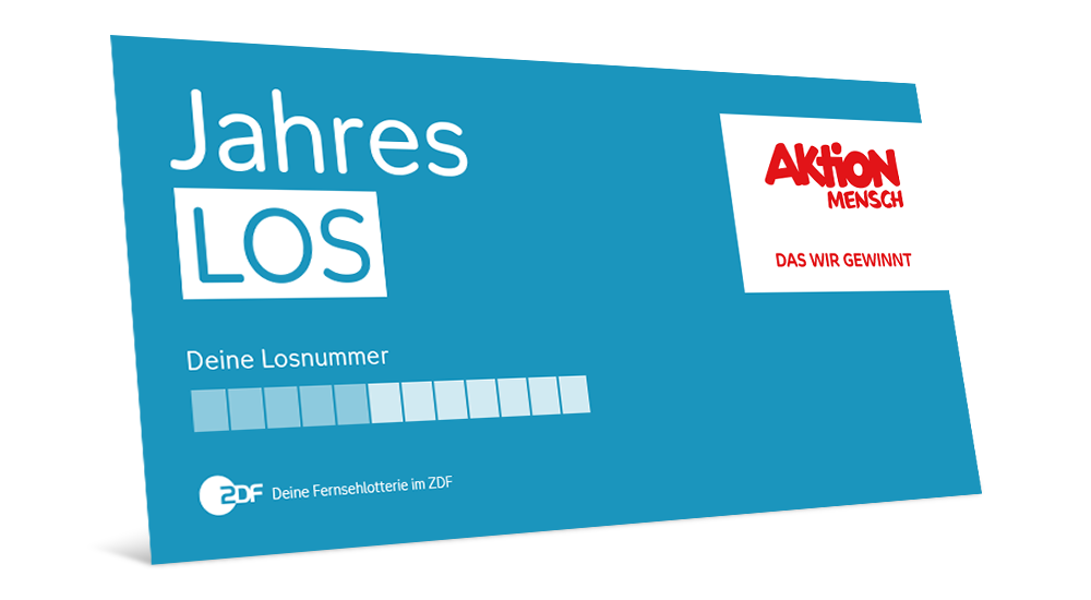 Ein Jahreslos der Aktion Mensch