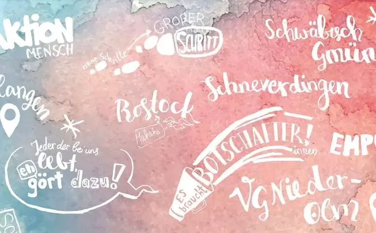 Titelbild Abschlussbericht Kommune Inklusiv: Es sind die Menschen, die zählen.