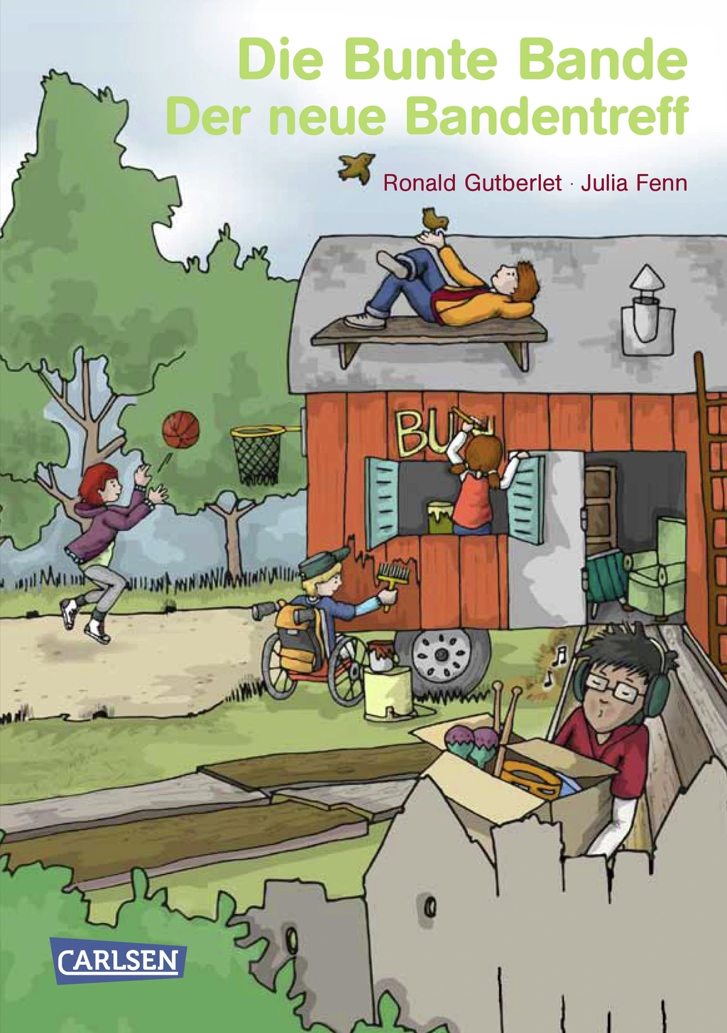 Buch Cover des Kinderbuchs "Die Bunte Bande. Der neue Bandentreff."