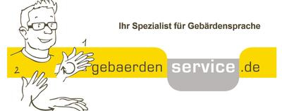 Logo der Webseite gebaerdenservice.de