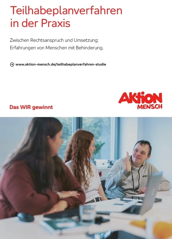Titelseite der Aktion-Mensch-Studie zum Teilhabeplanverfahren