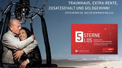 Ein 5-Sterne-Los der Aktion Mensch aus dem Jahr 2007.