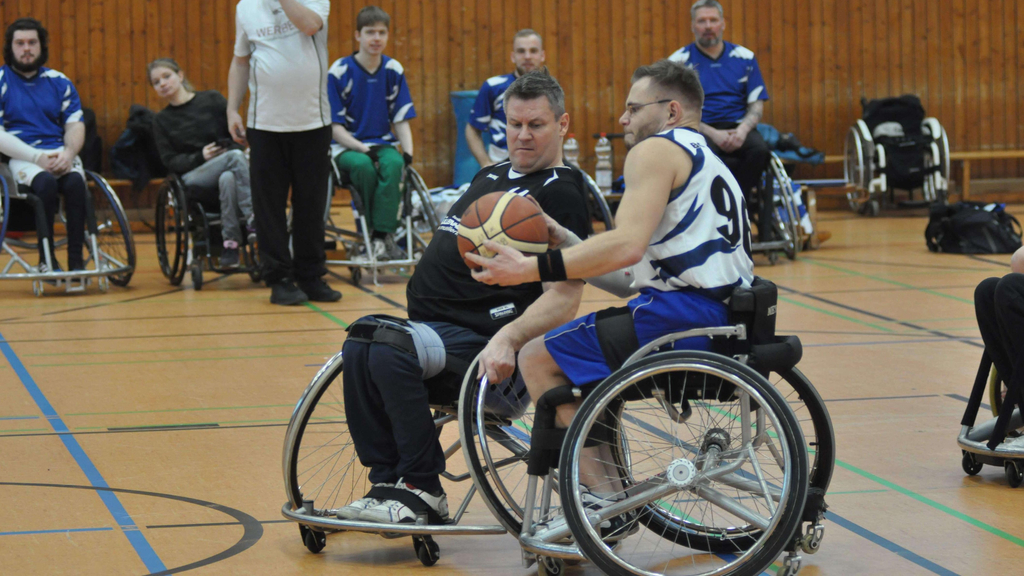 Inklusiver Rollstuhlbasketball beim SVE Hamburg