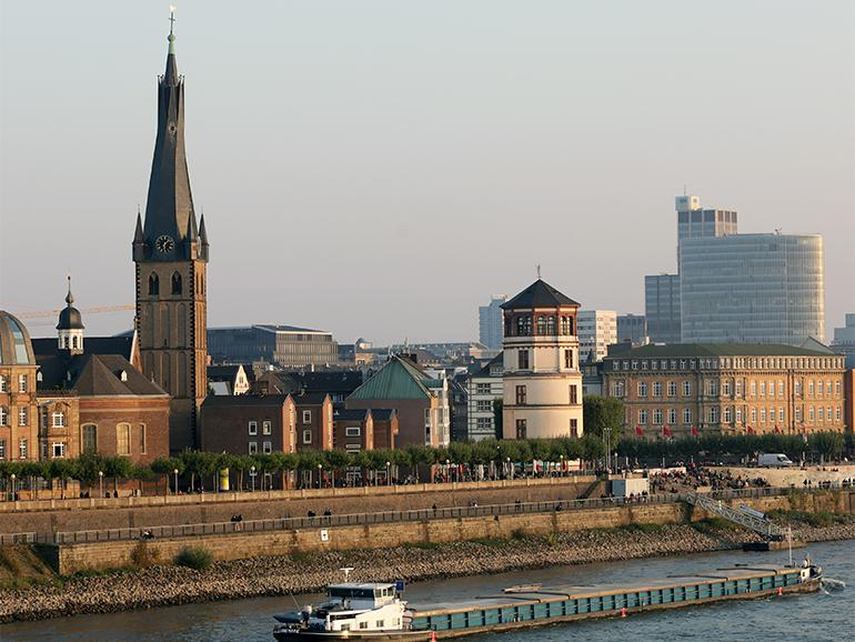Stadtansicht von Düsseldorf