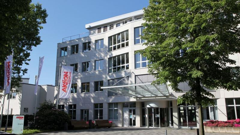 Außenansicht auf die Geschäftsstelle der Aktion Mensch.