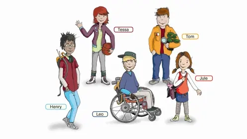 Die Mitglieder der Bunten Bande