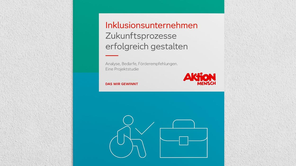 Titelseite der Studie "Inklusionsunternehmen - Zukunftsprozesse erfolgreich gestalten