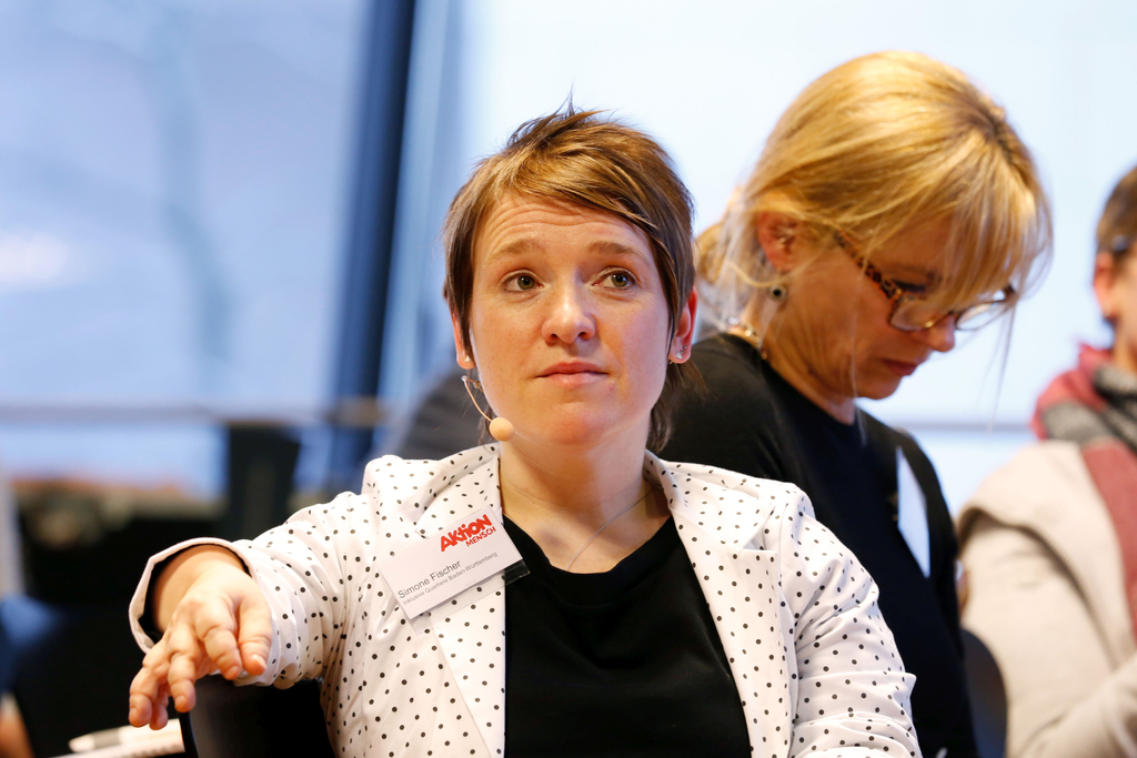 Großaufnahme von Simone Fischer