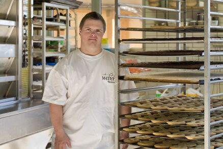 Matthias Anderle in der Backstube