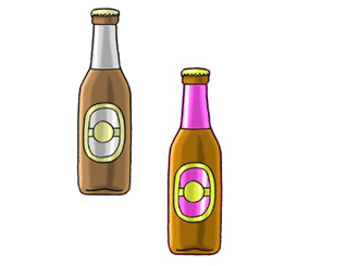 zwei Bierflaschen