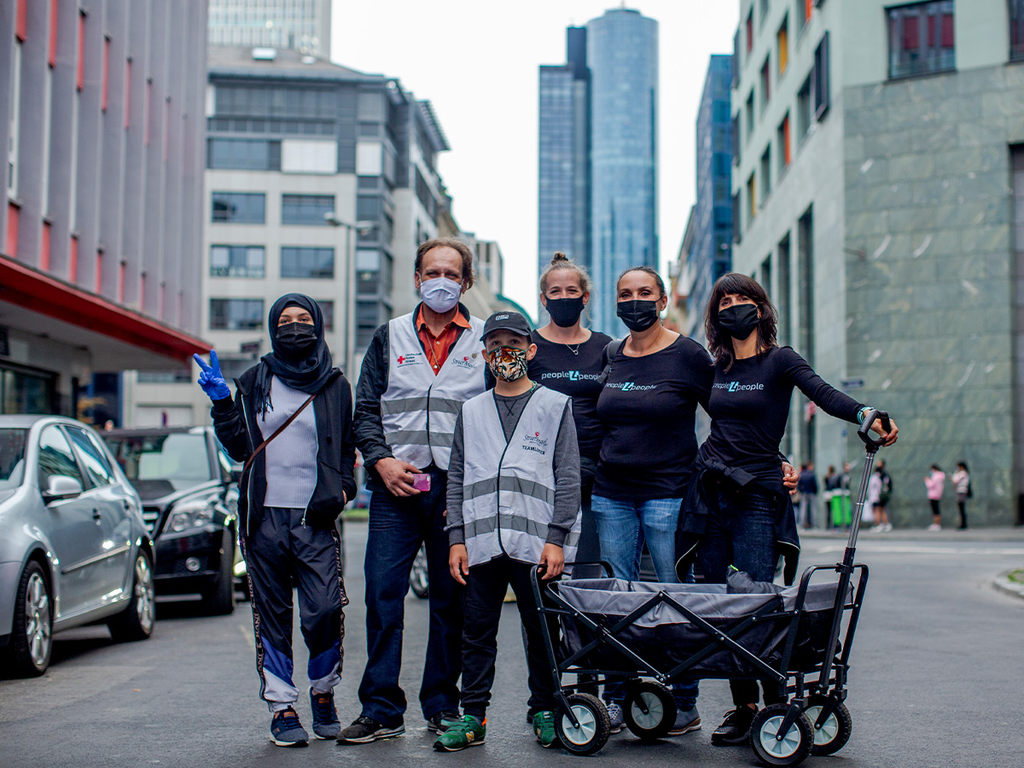 Gruppenbild der Street Angel-Helfer.