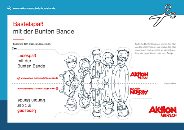 Bild der Lesezeichen-Bastelanleitung