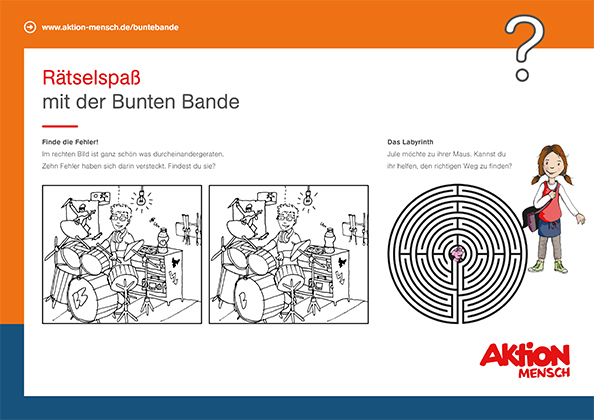 Bild der Fehlersuche und des Labyrinth-Rätsels