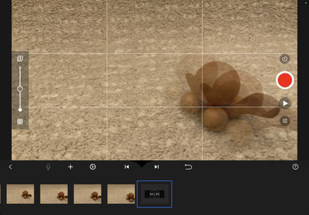 Screenshot der App "Stopp Motion"