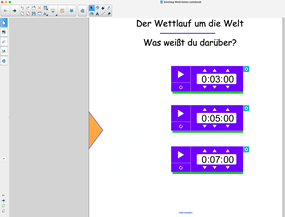 Screenshot der SMART Notebook Software