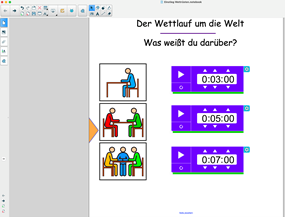 Screenshot der SMART Notebook Software