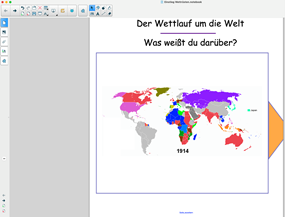 Screenshot der SMART Notebook Software