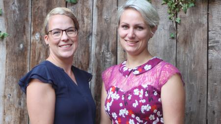 Die Koordinatorinnen Rebekka Schmitt und Judith Stolle