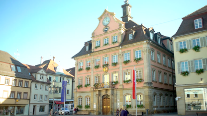 Schwäbisch Gmünd Marktplatz.