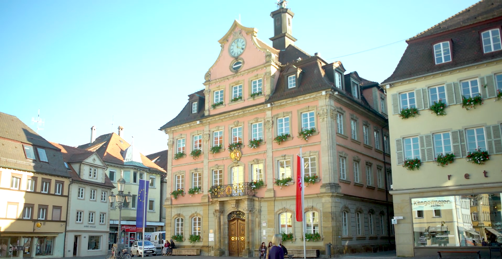 Schwäbisch Gmünd Marktplatz.
