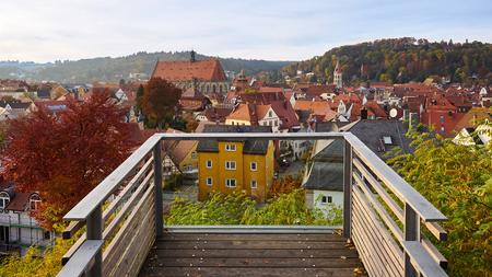 Balkonblick auf Schwaebisch Gmuend