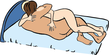 Illustration: ein Mann und eine Frau haben Sex