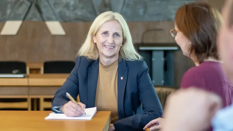 Meike Moog Steffens im Ratssaal