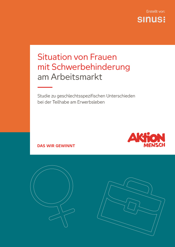 Titelseite der Studie über behinderte Frauen auf dem Arbeitsmarkt